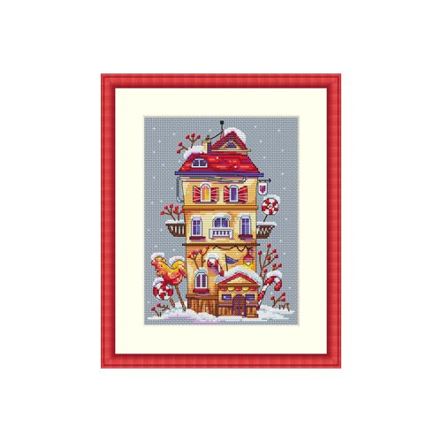 (image for) Winter House Counted Cross Stitch Kit